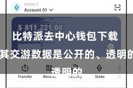 比特派去中心钱包下载  其交游数据是公开的、透明的